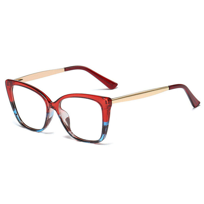 Baina Cat Eye Red Glasses