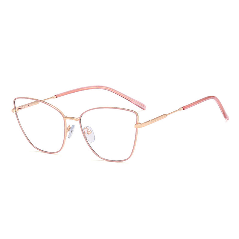 Alfred Cat Eye Pink Glasses