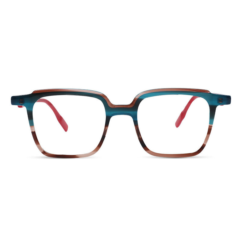 Jenni Square Blue Glasses