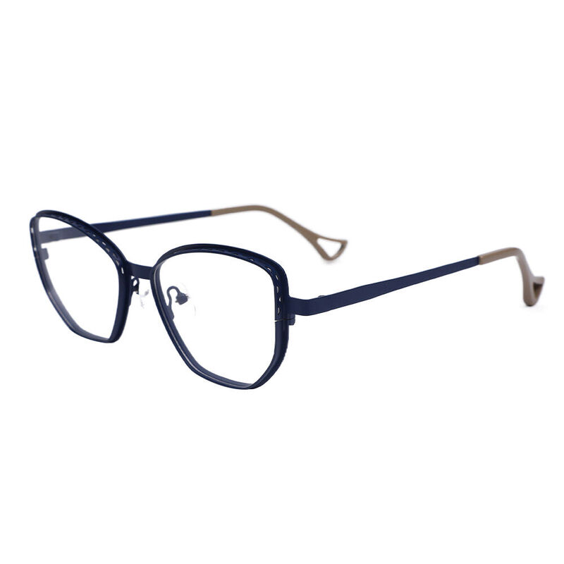 Beacha Cat Eye Blue Glasses