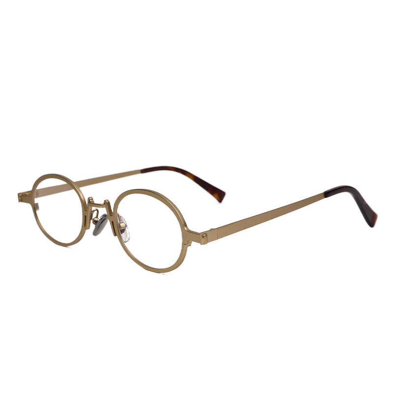 Simeil Oval Gold Glasses