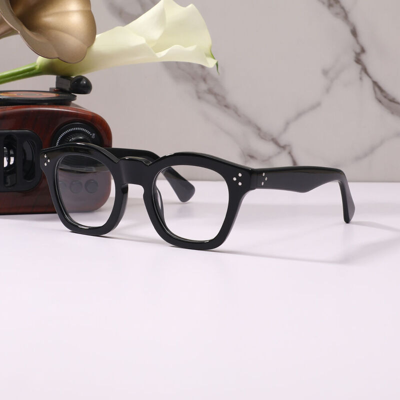 Taiad Square Black Glasses