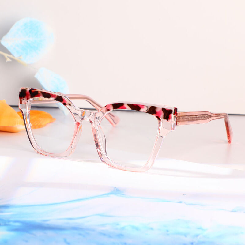 Gustave Cat Eye Purple Glasses