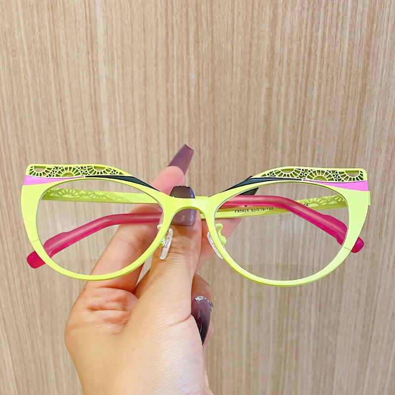 Maltz Cat Eye Green Glasses