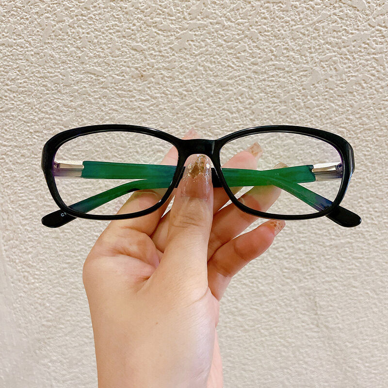 Howar Rectangle Black Glasses