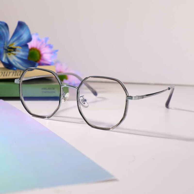 Lunettes de Vue Christ Géométrique Gris