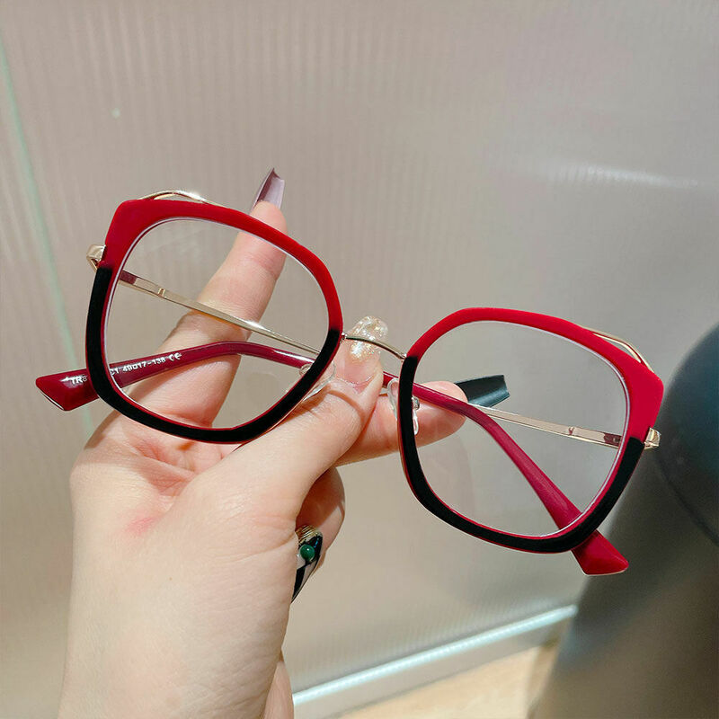 Patrick Cat Eye Schwarze Brille
