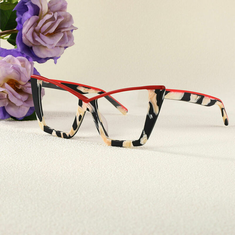 Bengal Cat Eye Floral Glasses