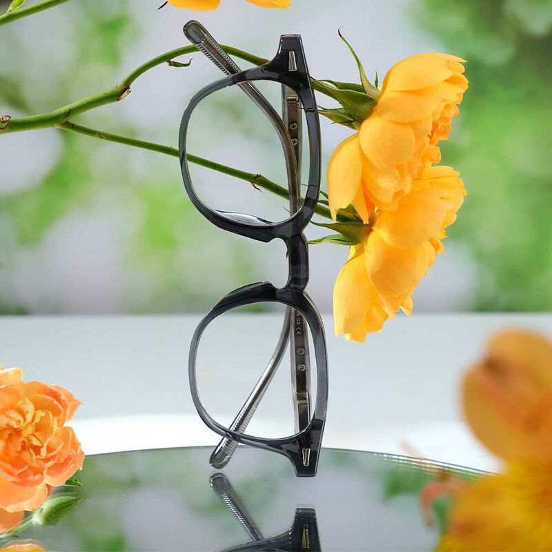 Kenneth Square Grey Glasses