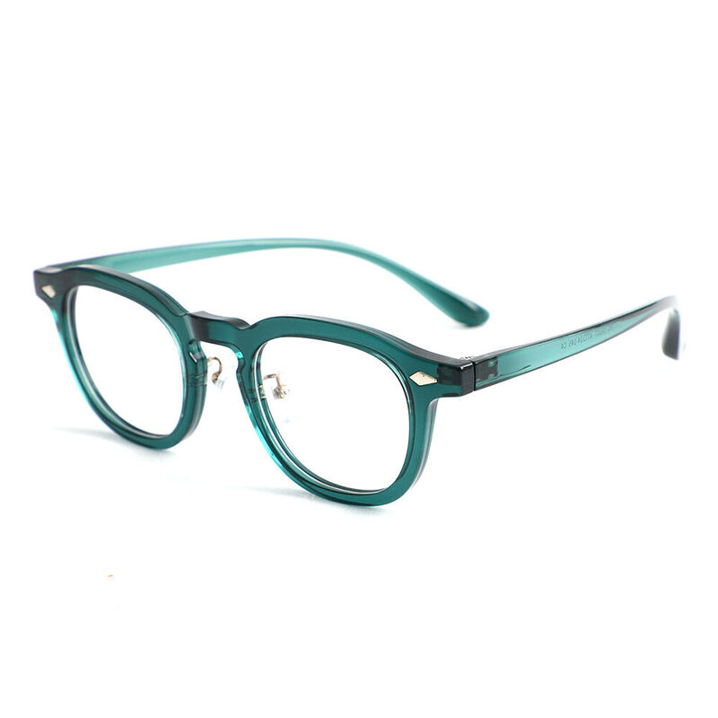Jesse Quadratische Grüne Brille