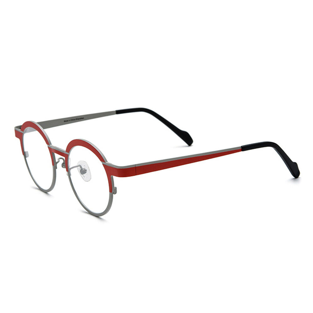 Blume Runde Graue Brille