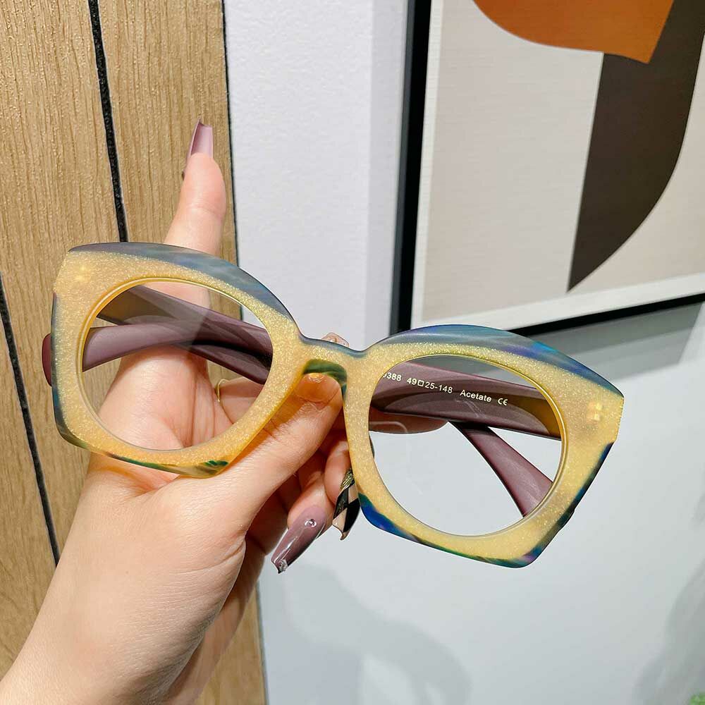 Faithe Cat Eye Orange Brille