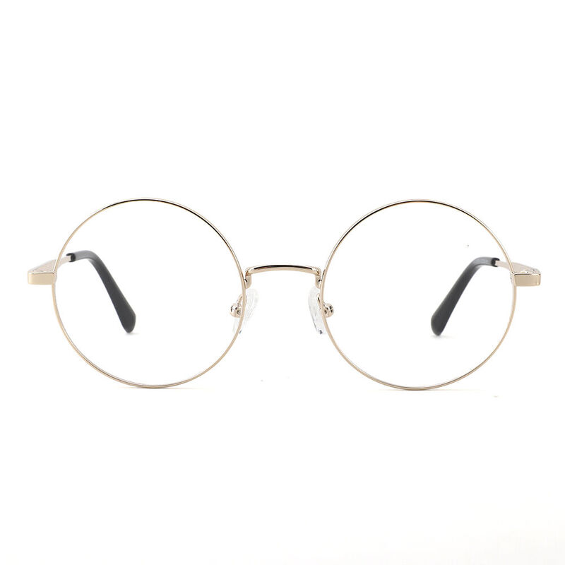 Joinet Round Gold Glasses