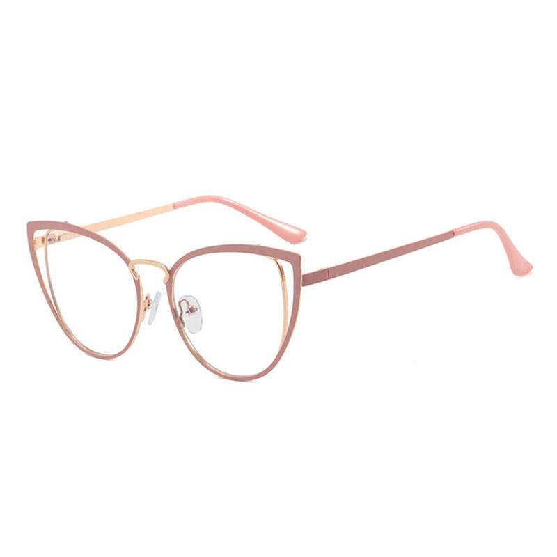 Betey Cat Eye Pink Glasses