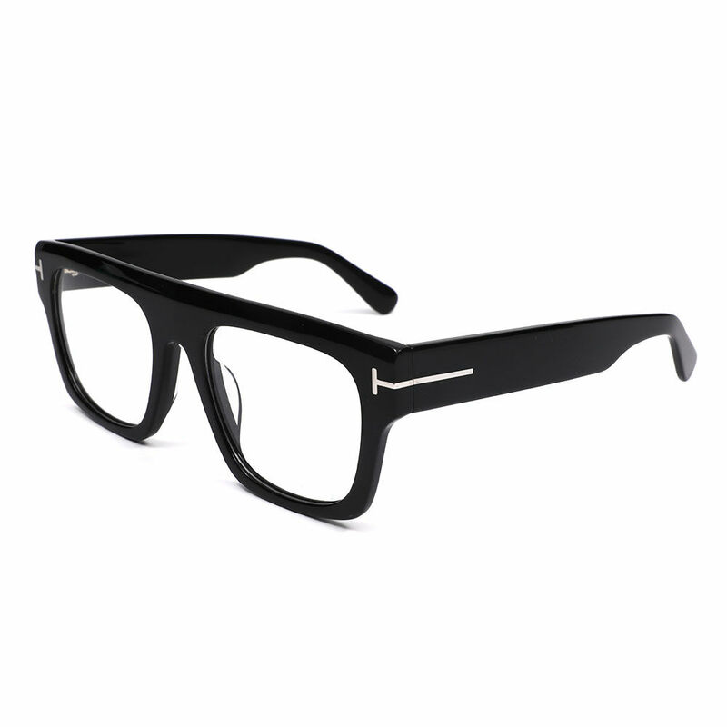 Baire  Square Black Glasses