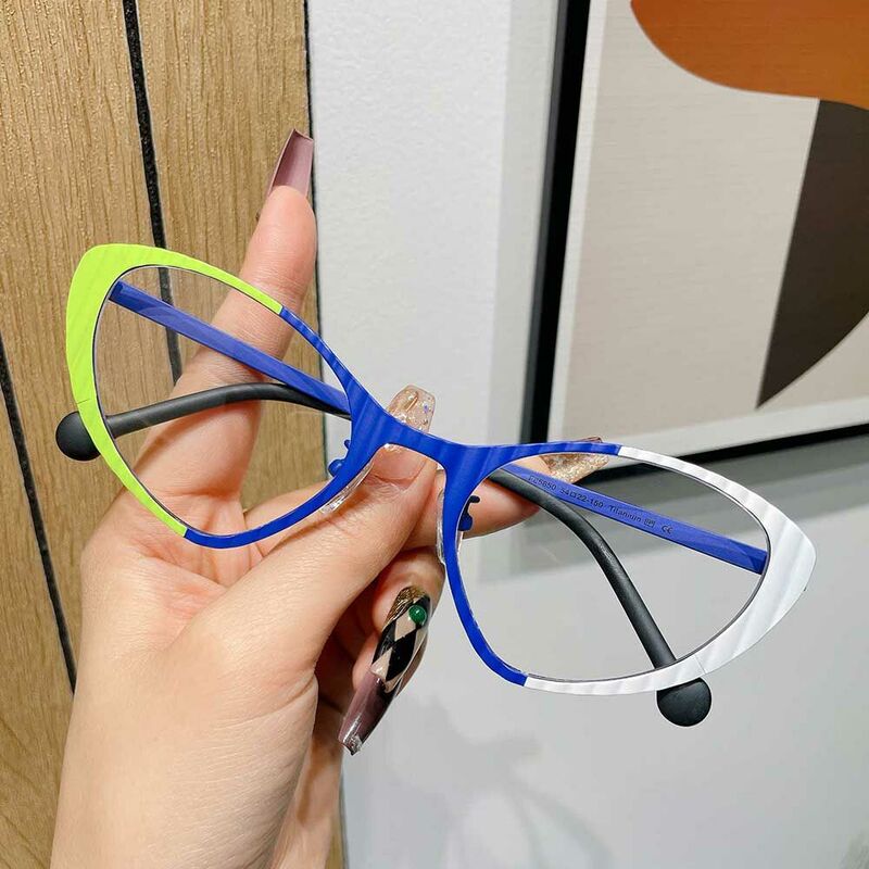 Washingto Cat Eye Purple Glasses
