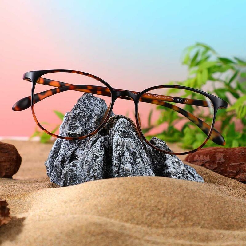 Gerald Square Tortoise Glasses