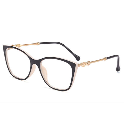 Adeben Cat Eye Black Brown Glasses
