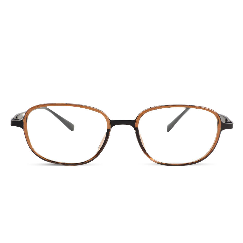 Marjorie Rechteckige Braune Brille