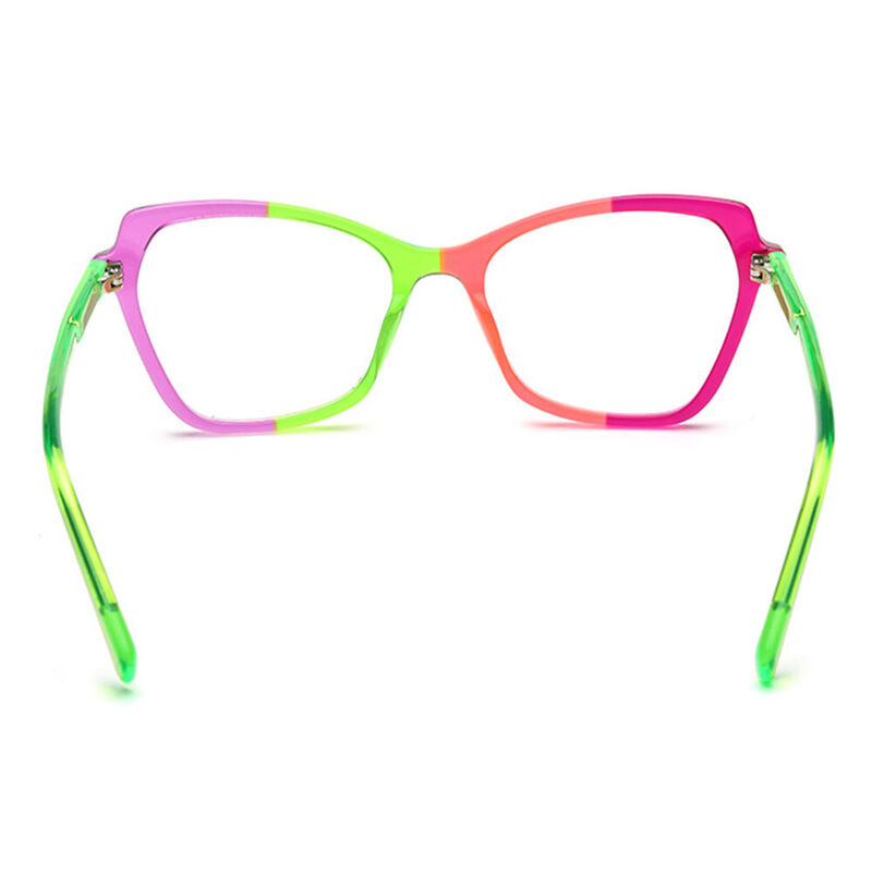 Simone Cat Eye Green Glasses