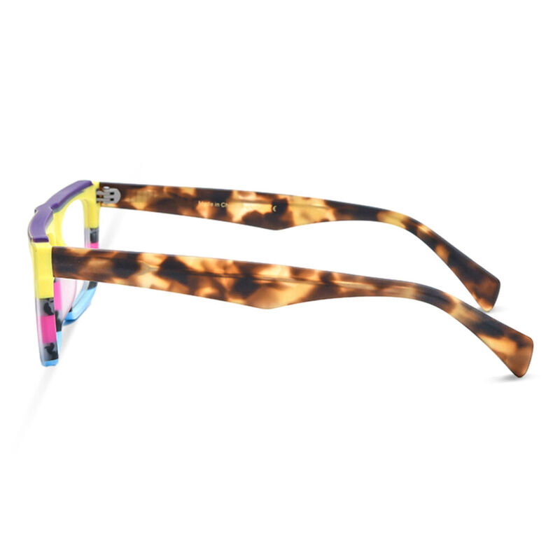 Paddy Rectangle Yellow Glasses