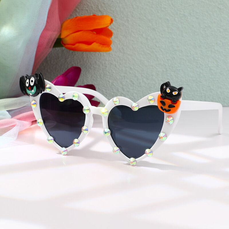 Cedriea Cat Eye Bat Glasses