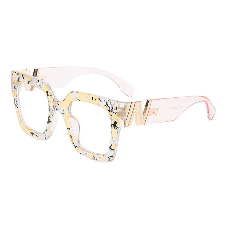 Lunettes de Vue Athena Carré Jaune