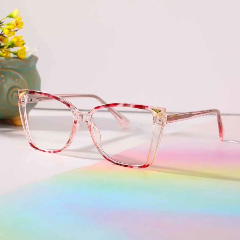 Burke Cat Eye Rote Brille