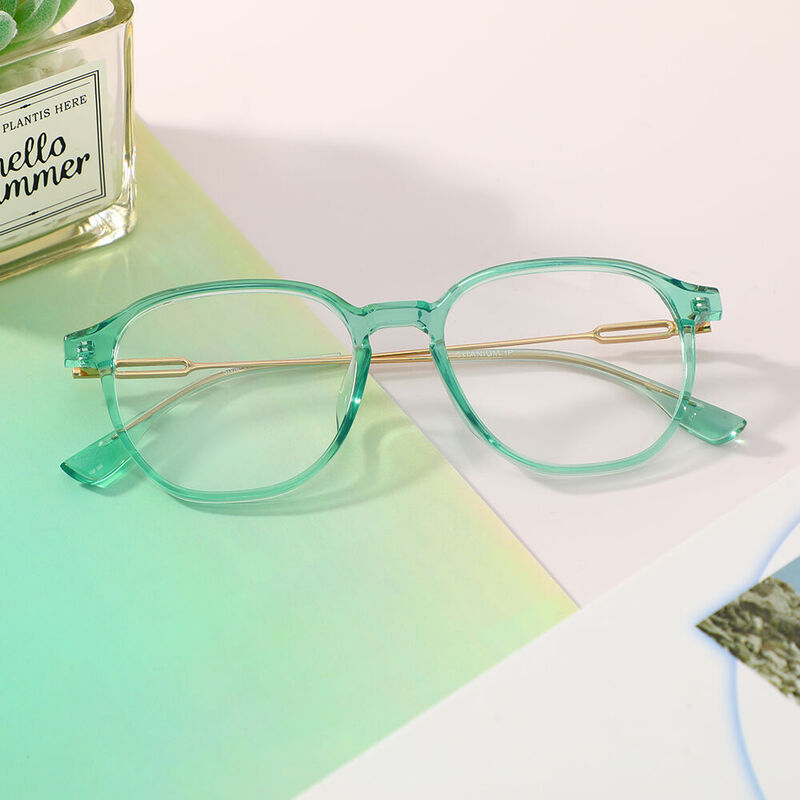 Darwin Square Blue Glasses