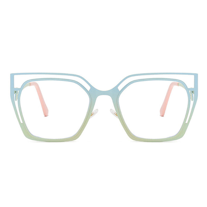 Judith Cat Eye Blue Glasses