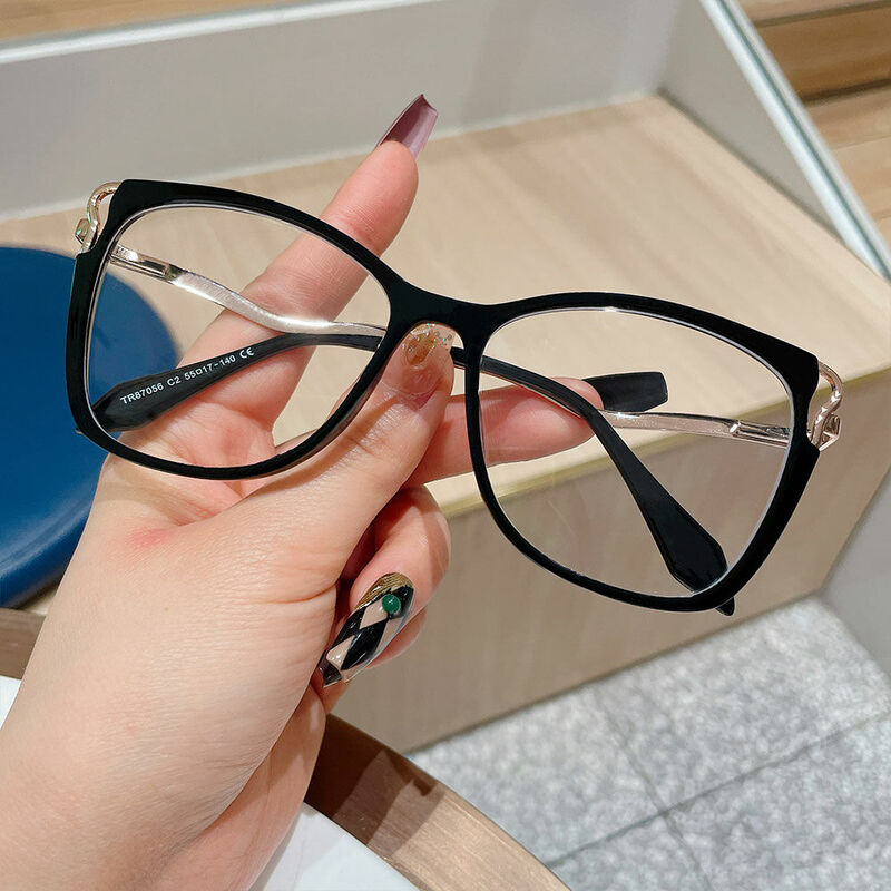 Henry Cat Eye Black Glasses