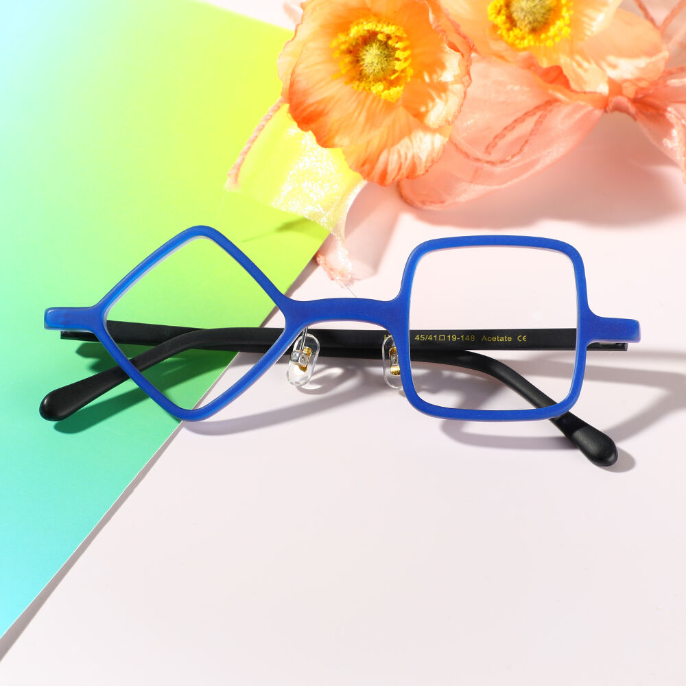 Van Square Blue Glasses
