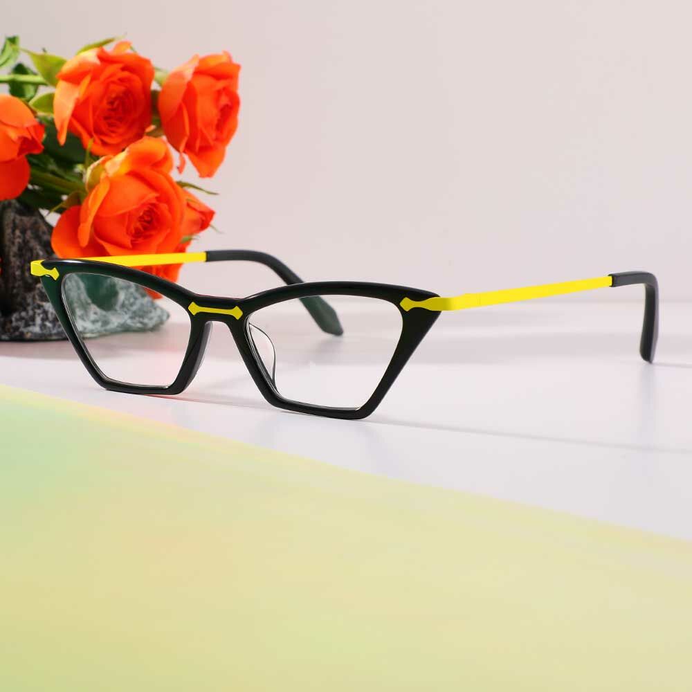 Joseph Cat Eye Black Glasses