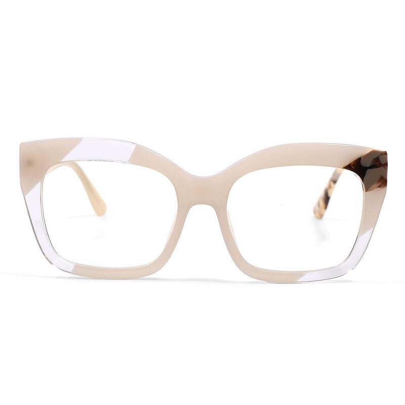 Reinke Cat Eye Beige Glasses