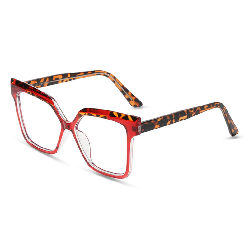 Gloria Cat Eye Red Glasses