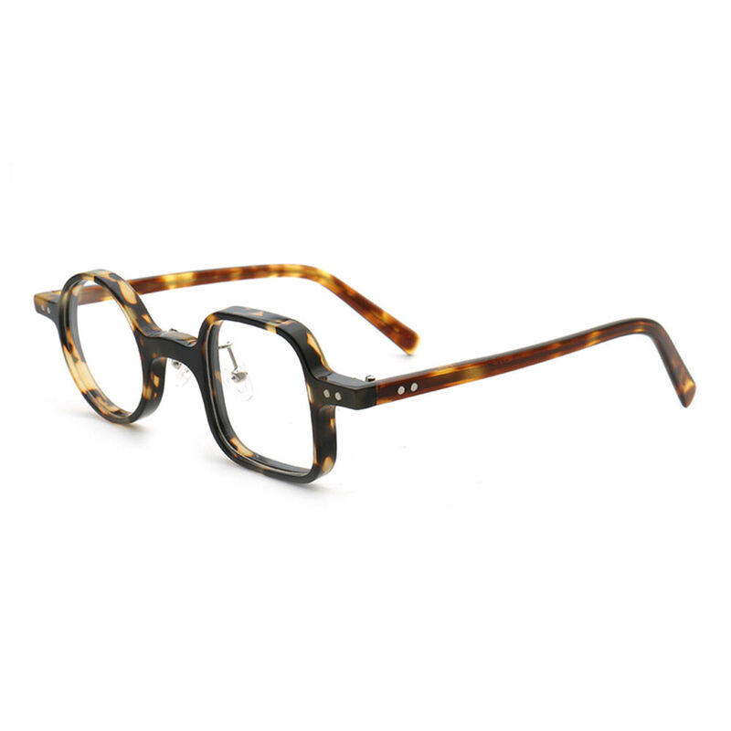 George Round Square Tortoise Glasses