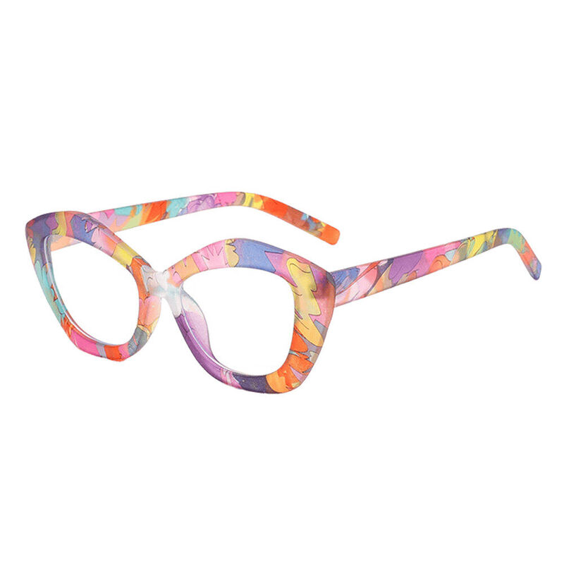 Motley Cat Eye Multicolor Glasses