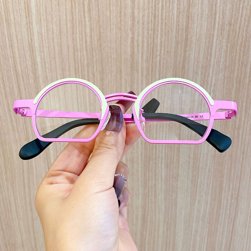 Quille Runde Rosa Brille
