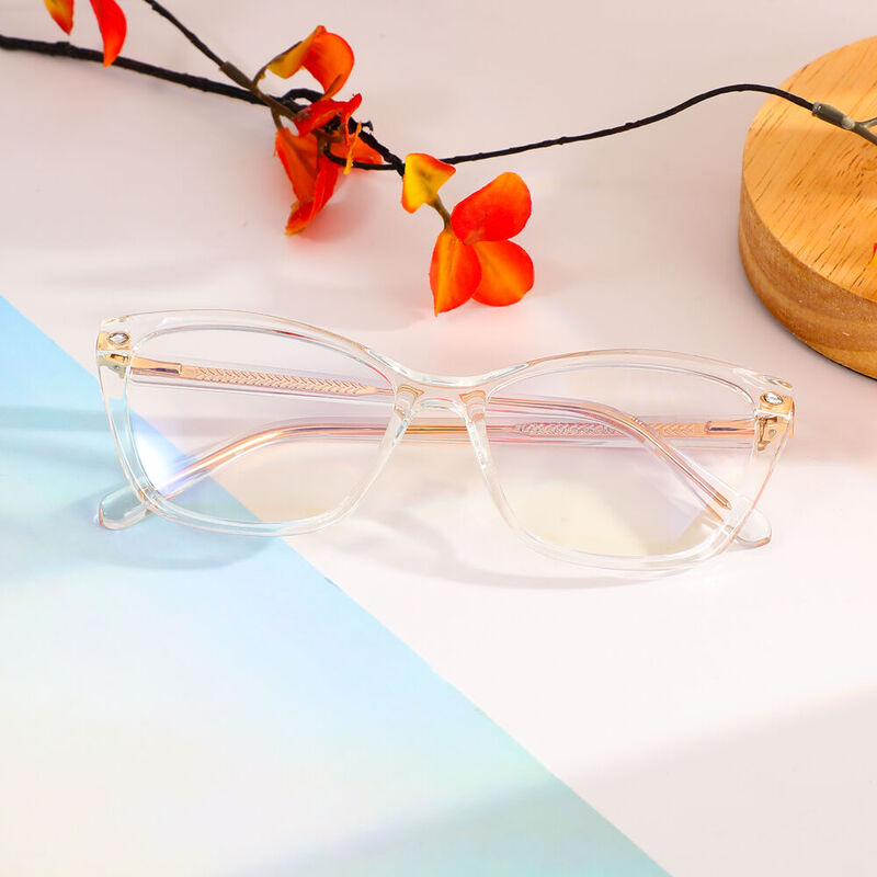 Gafas Graduadas Tipo 'Cat Eye' Transparentes  Zara