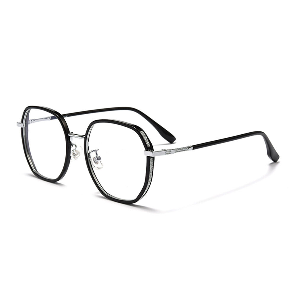 Morga Geometric Black Glasses