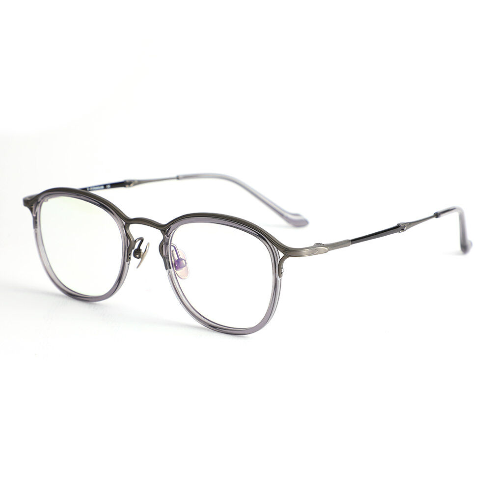 Dempsey Quadratische Graue Brille