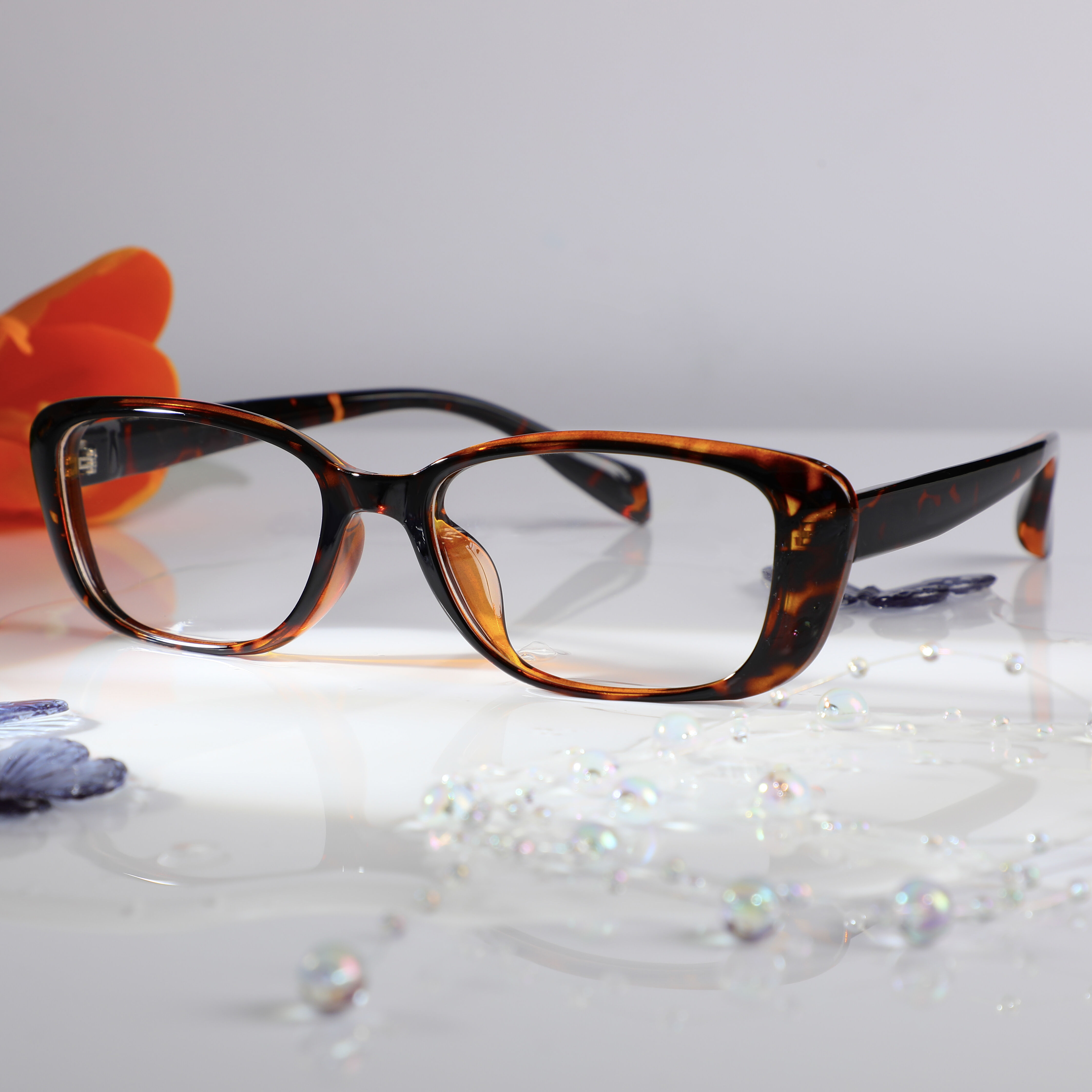 Moira Rechteckige Schildkröte Brille