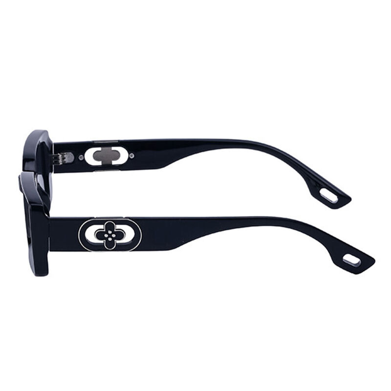 Strive Rectangle Black Sunglasses