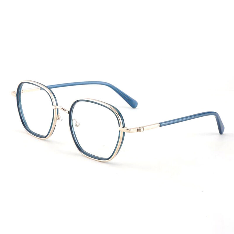 Harmony Square Blue Glasses