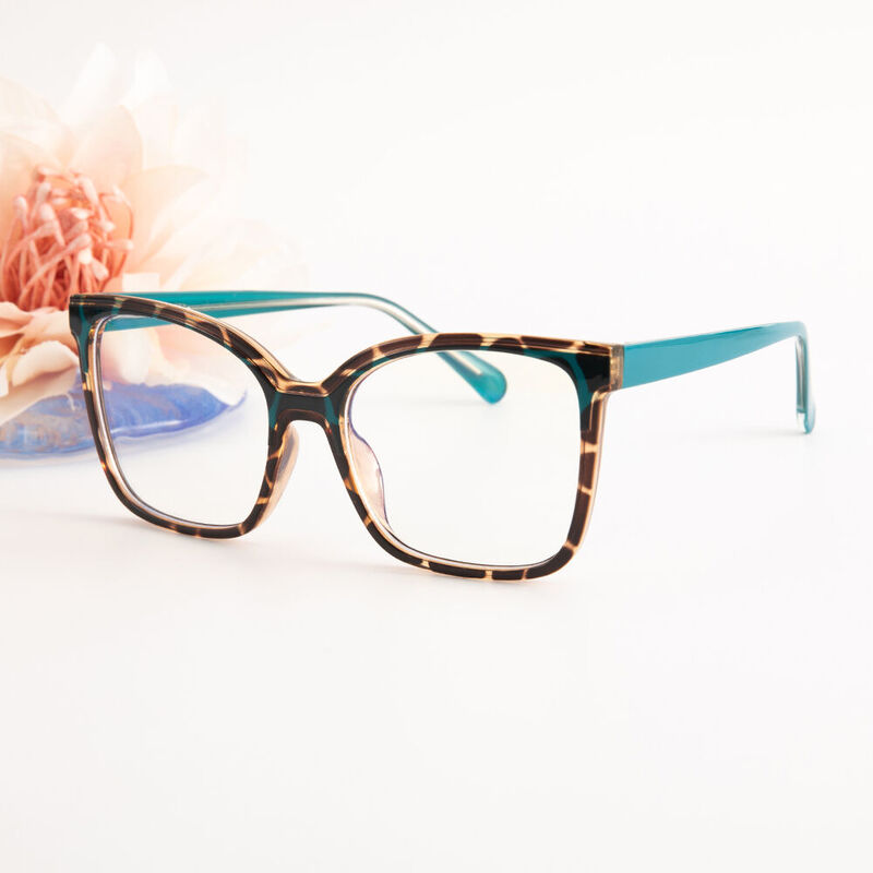 Lunettes de Vue Aubrey Cat Eye Léopard