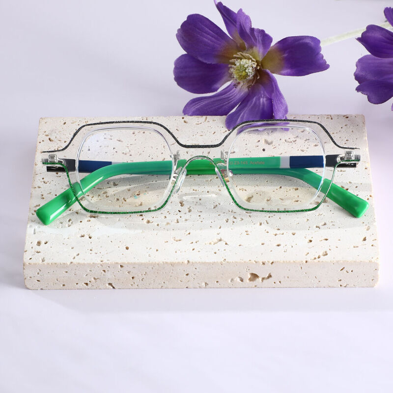 Louden Square Green Glasses