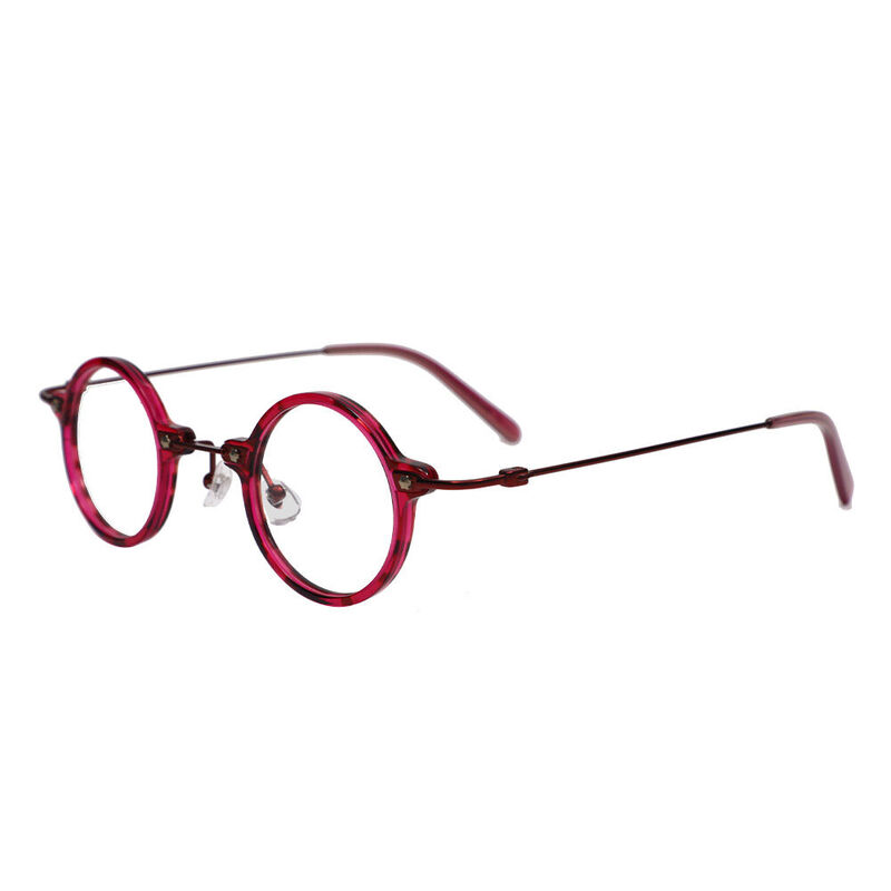 Clarep Round Pink Glasses