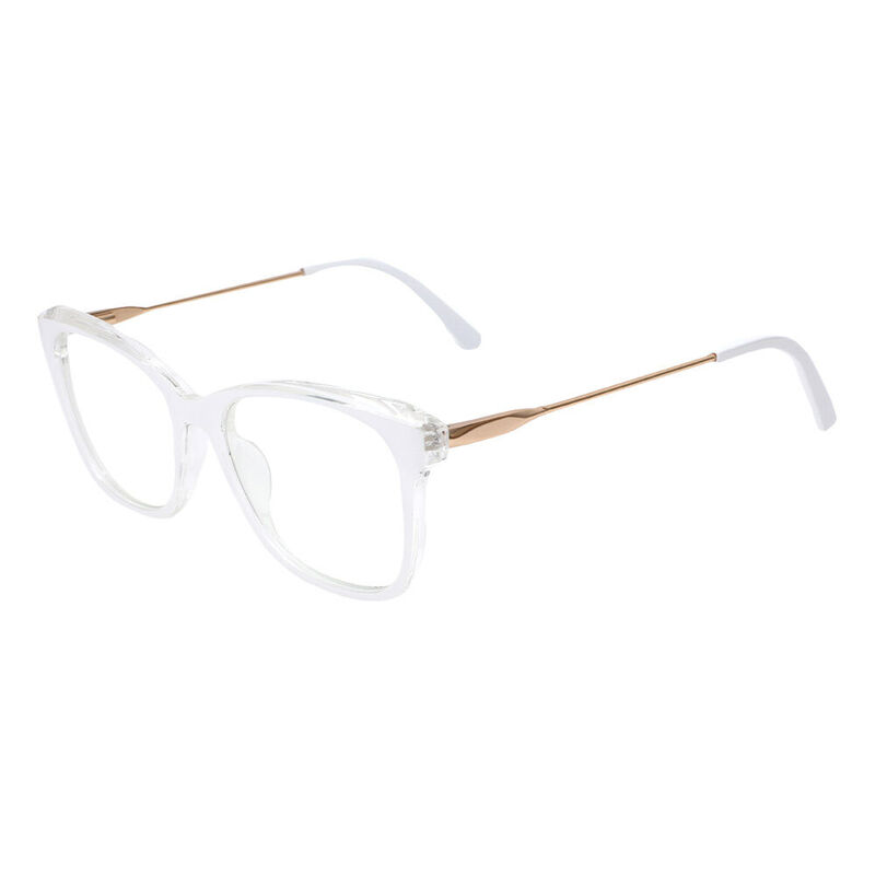 Vinc Square White Glasses