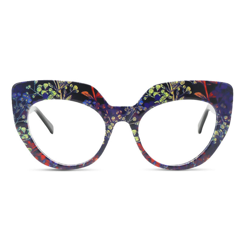 Frasei Cat Eye Purple Glasses