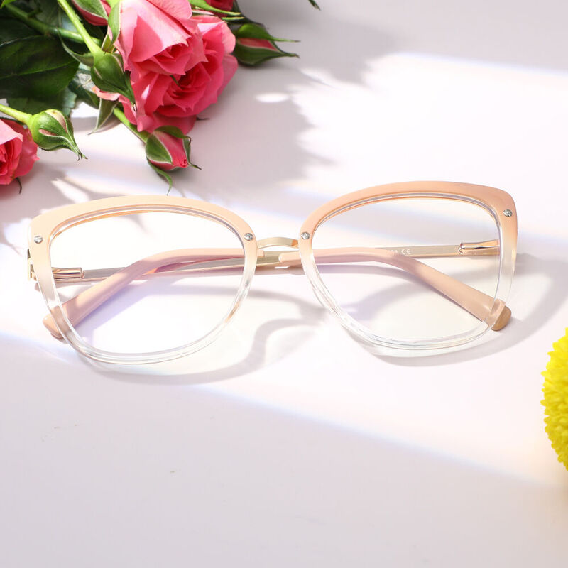 Church Cat Eye Brown Glasses